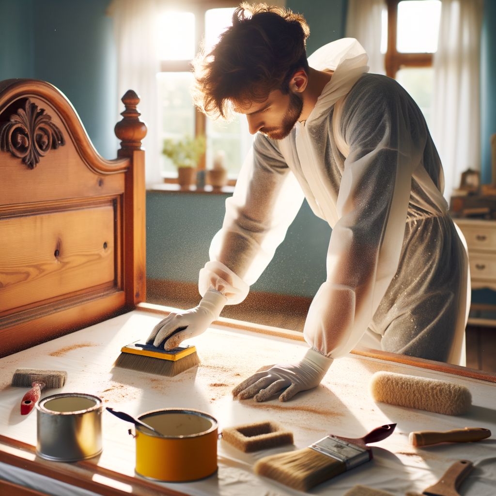 Imagen ilustrativa de cómo restaurar tu cama de madera para revitalizar tu habitación
