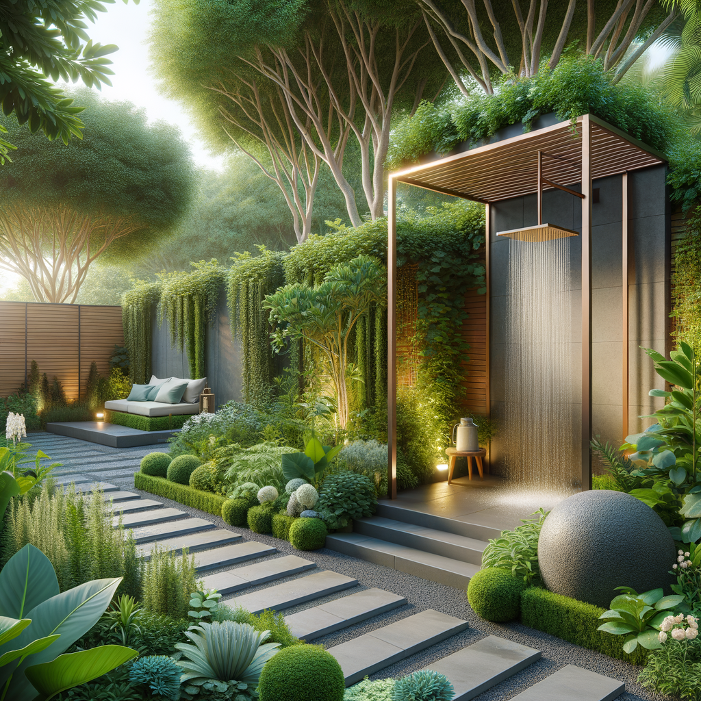 Convierte tu jardín en un oasis con duchas exteriores